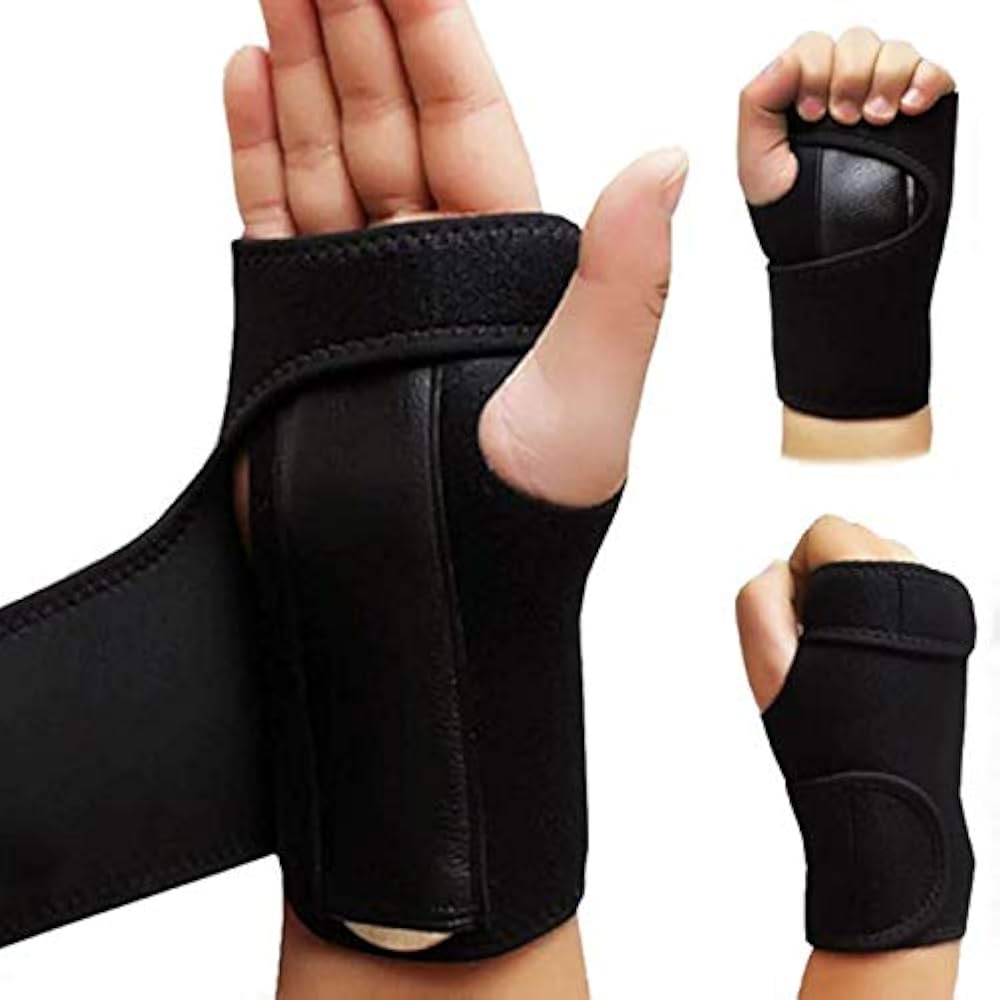 Wristband -  Wrist Support Brace with Stabilizing Splint (Right Hand)