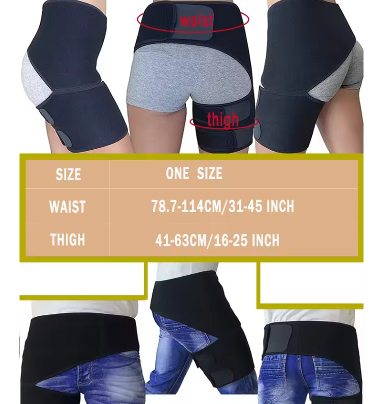 Hip & Groin Compression Support Belt