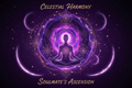 Advanced Session e-book cover with a meditating figure inside a glowing violet circle
